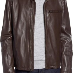 Men's Smooth Leather Moto Jacket