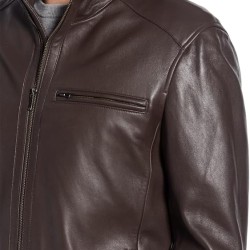 Men's Smooth Leather Moto Jacket