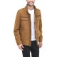Mens Washed Cotton Military Jacket (Regular & Big & Tall Sizes) Mens Washed Cotton Military Jacket (Regular & Big & Tall Sizes)