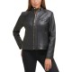 Women's Zip Front Fully Lined Leather Coat Women's Zip Front Fully Lined Leather Coat