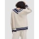 Line Stitching Yak Wool Sweater Line Stitching Yak Wool Sweater
