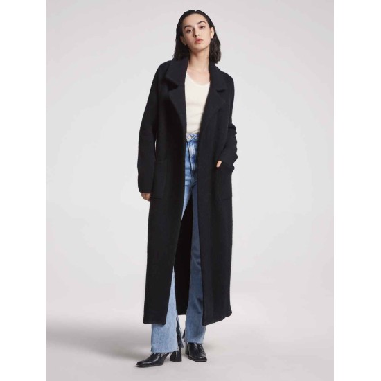 Maxi-length Knitted Yak Wool Cardigan Maxi-length Knitted Yak Wool Cardigan