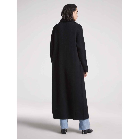 Maxi-length Knitted Yak Wool Cardigan Maxi-length Knitted Yak Wool Cardigan