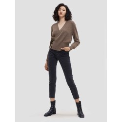 Yak Wool Knitted Button Pullover Sweater