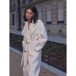 Double-breasted Straight Wool Coat