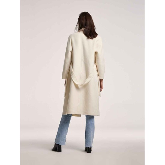 Double-breasted Straight Wool Coat Double-breasted Straight Wool Coat