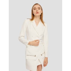 Zippered Blazer Dress