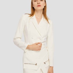 Zippered Blazer Dress