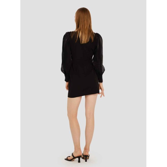 Illusion Cuff Sleeve Dress Illusion Cuff Sleeve Dress