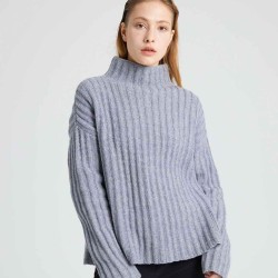 Cashmere Chunky Ribbed Sweater