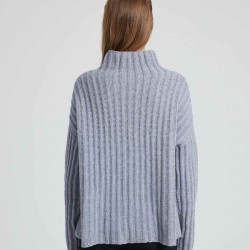 Cashmere Chunky Ribbed Sweater