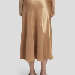 Flared Midi Skirt