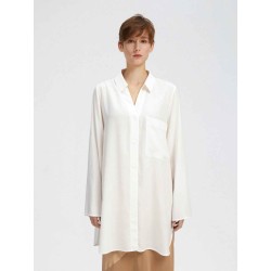 Cupro Oversize Relaxed Shirt