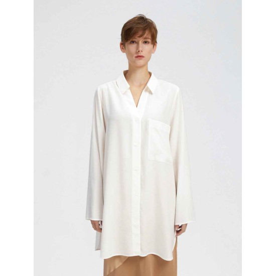 Cupro Oversize Relaxed Shirt Cupro Oversize Relaxed Shirt