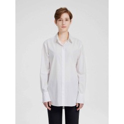 Clean Cotton Shirt With Removable Collar