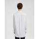 Clean Cotton Shirt With Removable Collar Clean Cotton Shirt With Removable Collar
