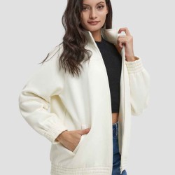 Drop Shoulder Hoodie Jacket