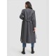 Long Shoulder Pad Trench Coat Long Shoulder Pad Trench Coat