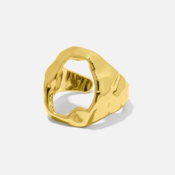 Organic Square Hollowed Ring