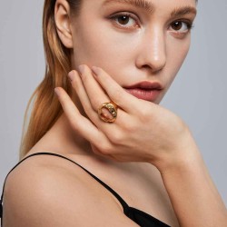Organic Square Hollowed Ring