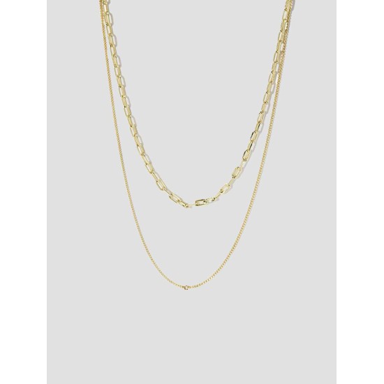 2-in-1 Layering Chain Necklace 2-in-1 Layering Chain Necklace