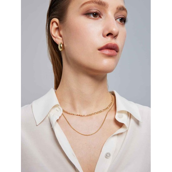2-in-1 Layering Chain Necklace 2-in-1 Layering Chain Necklace