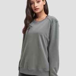 Round-Neck Sports Sweatshirt
