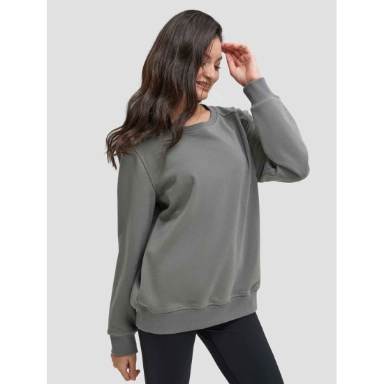 Round-Neck Sports Sweatshirt Round-Neck Sports Sweatshirt
