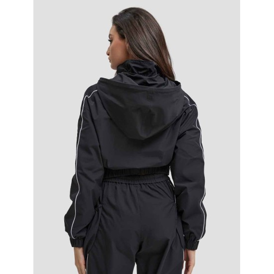 Long-Sleeve Drawstring Hooded Sports Jacket Long-Sleeve Drawstring Hooded Sports Jacket