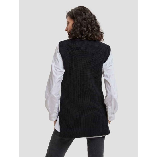Sleeveless Turtleneck Wool Sweater Sleeveless Turtleneck Wool Sweater