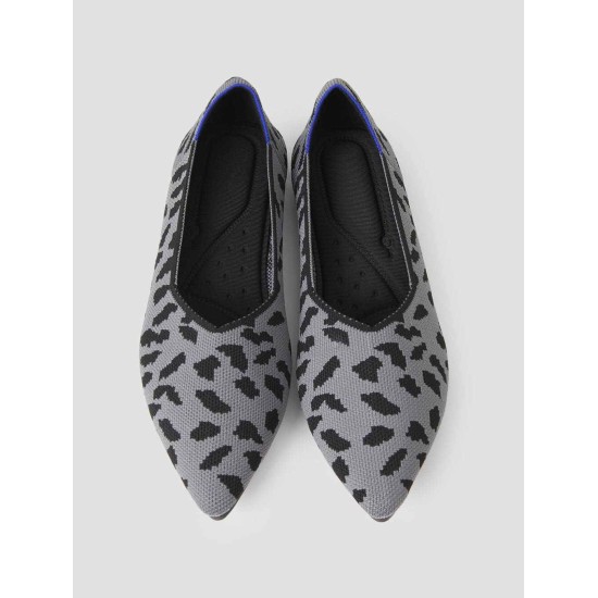 Leopard Woven Flat Shoes Leopard Woven Flat Shoes