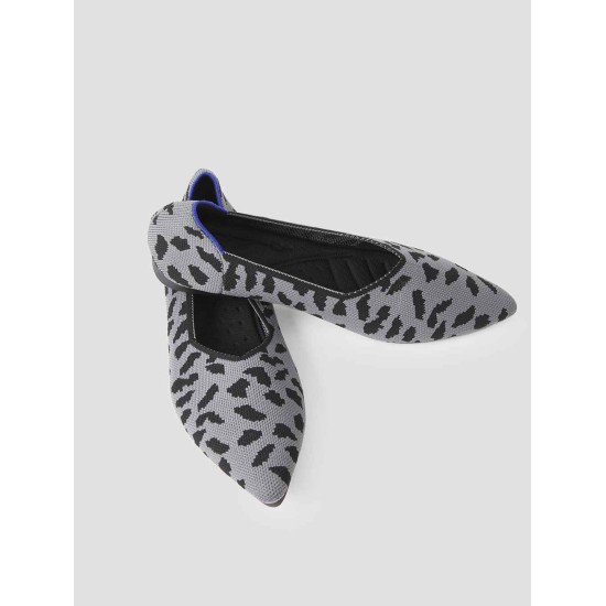 Leopard Woven Flat Shoes Leopard Woven Flat Shoes