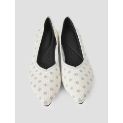 Polka Dot Flat Shoes