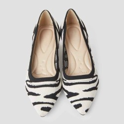 Pointed Toe Knitted Pumps