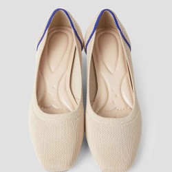 Square Toe Knitted Pumps