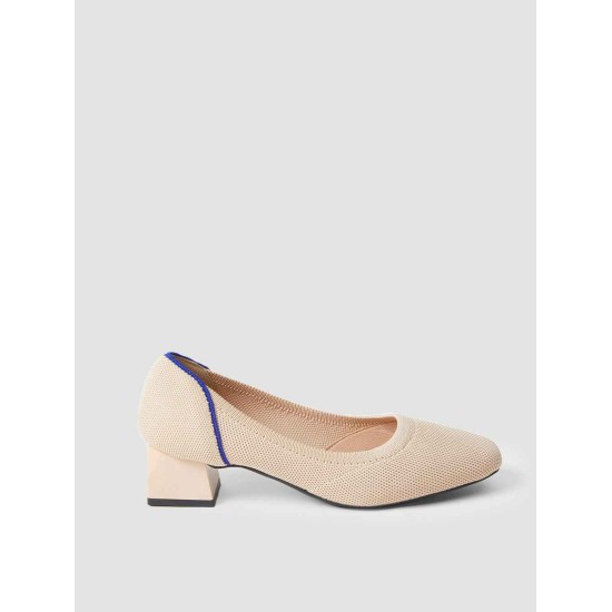 Square Toe Knitted Pumps Square Toe Knitted Pumps