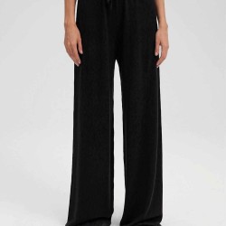 Cashmere Loose Straight Pants
