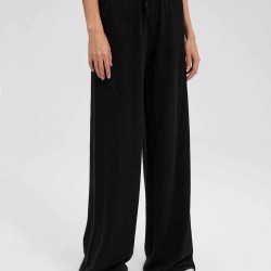 Cashmere Loose Straight Pants