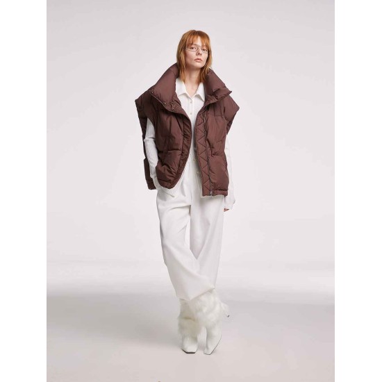 Sleeveless High Collar Puffer Jacket Sleeveless High Collar Puffer Jacket