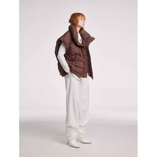Sleeveless High Collar Puffer Jacket Sleeveless High Collar Puffer Jacket