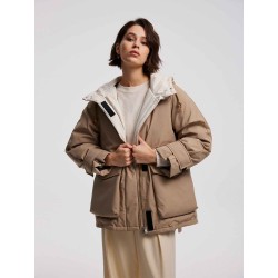 Colour Matching Puffer Jacket