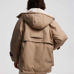 Colour Matching Puffer Jacket