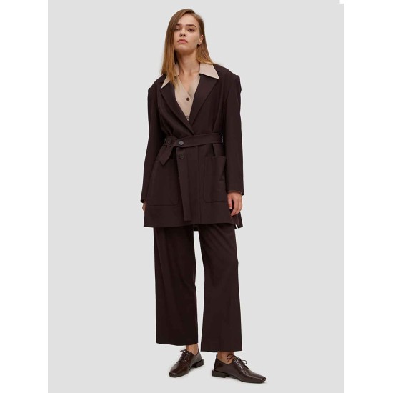 Relax Fit Belted Blazer Relax Fit Belted Blazer