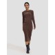 Exposed Chest Sweater Dress Exposed Chest Sweater Dress