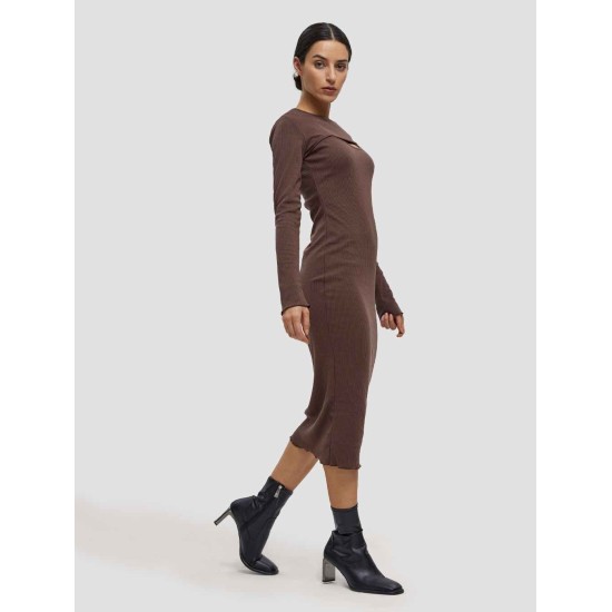 Exposed Chest Sweater Dress Exposed Chest Sweater Dress