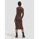Exposed Chest Sweater Dress Exposed Chest Sweater Dress