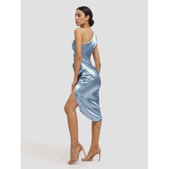 One-shoulder Draped Dress One-shoulder Draped Dress