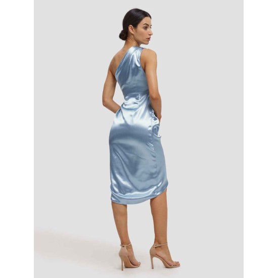 One-shoulder Draped Dress One-shoulder Draped Dress