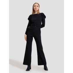 Exposed Shoulder Jumpsuit