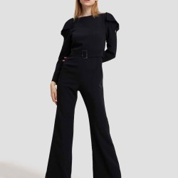 Exposed Shoulder Jumpsuit